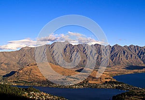 Queenstown and Remarkables range