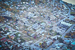 Queentown with City view / Paradise places in New Zealand / Lake Teanua