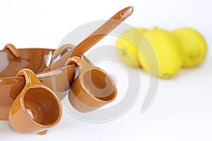 Queimada pot and cups