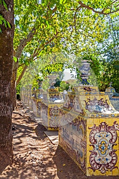 Queluz palace gardens.