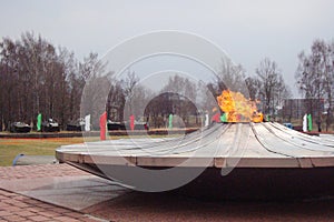 A quenchless flame in Grodno