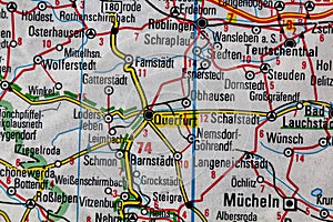 Querfurt, Germany, on a road m