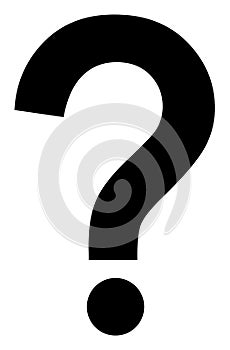 Query Sign - Vector Icon Illustration