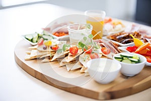 quesadilla appetizer platter for party setting