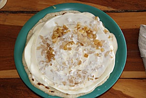 Quesillo, typical duck of the Nicaraguan gastronomy. photo