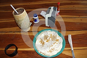 Quesillo, typical duck of the Nicaraguan gastronomy. photo