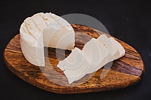 Queso Panela cheese, mexican food, white and fresh cheese in mexico photo