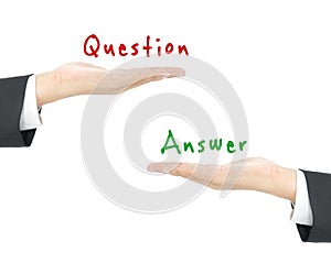 Question and answer concept