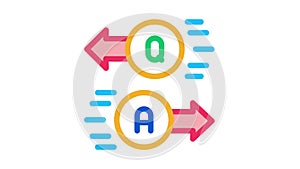 question answer Icon Animation