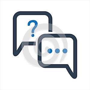 Question answer icon. Interview Question Icon.Question answer icon. Interview Question Icon.