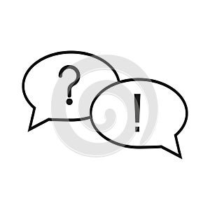 Question answer icons