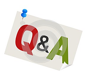 Question answer pushpin