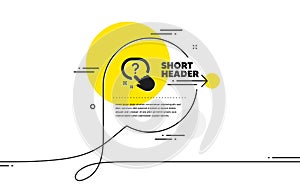 Question button icon. Ask help sign. Vector