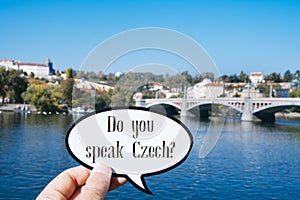 Question do you speak Czech