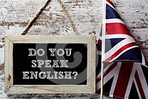 Question do you speak English?