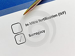 Question about infertility