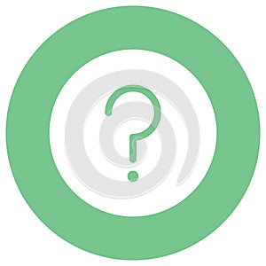 Question Isolated Vector icon which can easily modify or edit