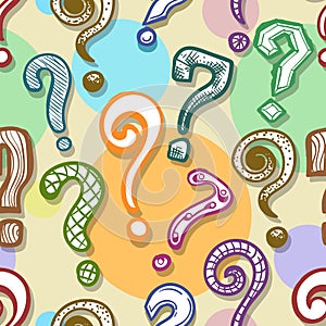 Question mark background