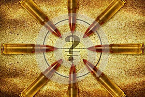 Question mark and bullets