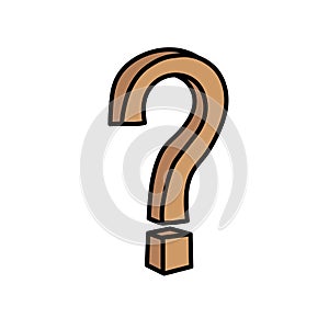 Question mark clipart vector