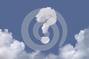 Question Mark Cloud photo