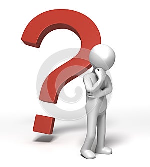 Question Mark Contemplation