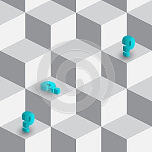 Question Mark 3d Background