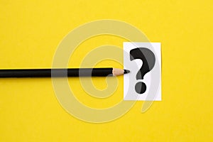 A question mark.FAQ frequency asked questions, Answer and Brainstorming Concepts
