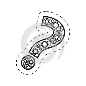 question mark with gears image