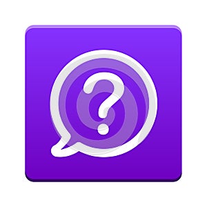 Question mark icon button