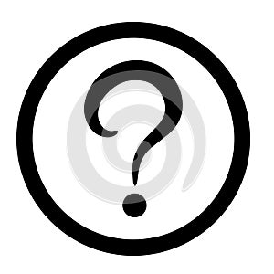 Question mark icon vector illustration EPS editable