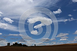 Question Mark made from Clouds in the Sky