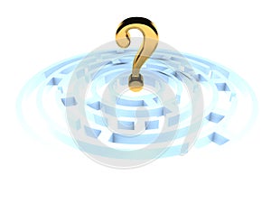 Question Mark In Maze