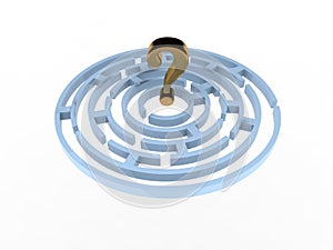 Question Mark In Maze