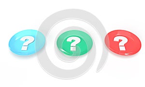 Question mark on a plate as a background for a restaurant