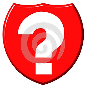 Question Mark Shield