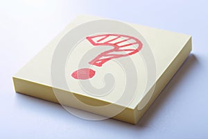 Question Mark Sticky Note