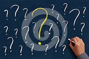 Question Marks Concept