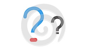 Question Marks Icon for FAQ, Help, and Uncertainty, vector design Generative AI