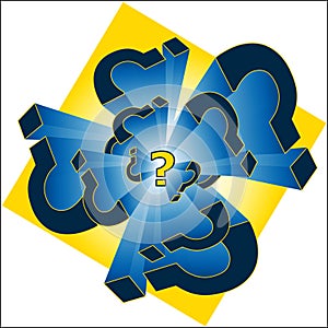 Question Marks Illustration photo