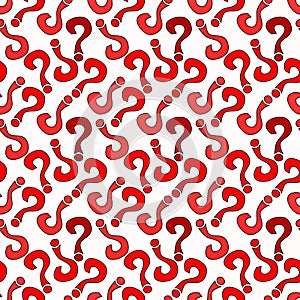 Question Marks Seamless Background