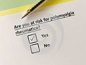 Question about orthopedic disease