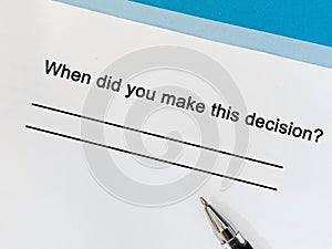 Question about profession