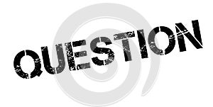 Question rubber stamp