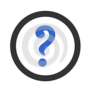 Question sign icon design
