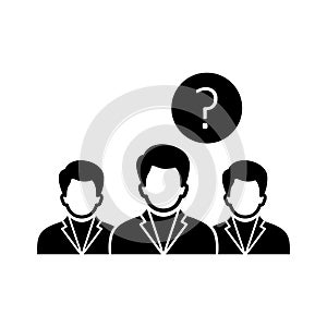 Questioner Vector Icon which can easily modify or edit photo