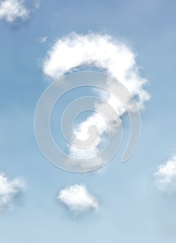 Questionmark in the sky