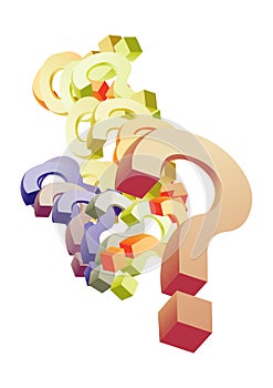 Questionmarks background