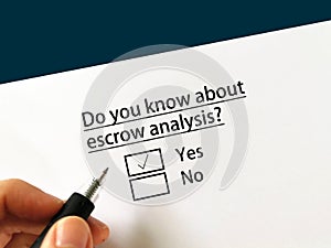 Questionnaire about account