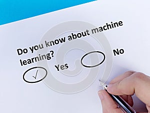 Questionnaire about artificial intelligence